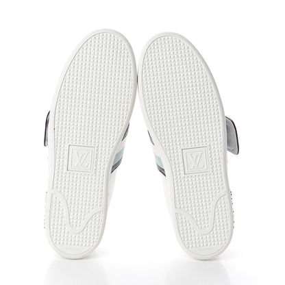 Louis Vuitton Calfskin Monogram Striped Frontrow Sneakers 41 White 7 of 8