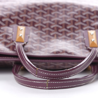 Goyard Goyardine Marquises Tote Burgundy 10 of 11