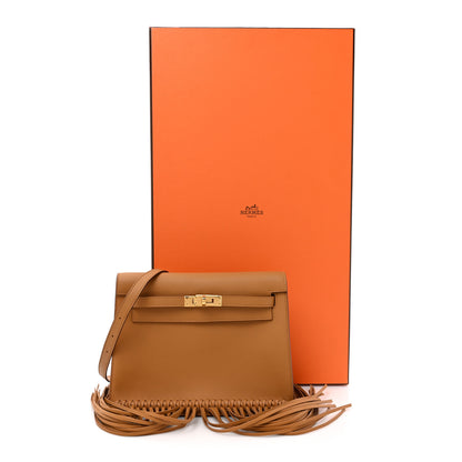 Hermes Swift Kelly Danse Anate Fringed Belt Bag Sesame 12 of 12