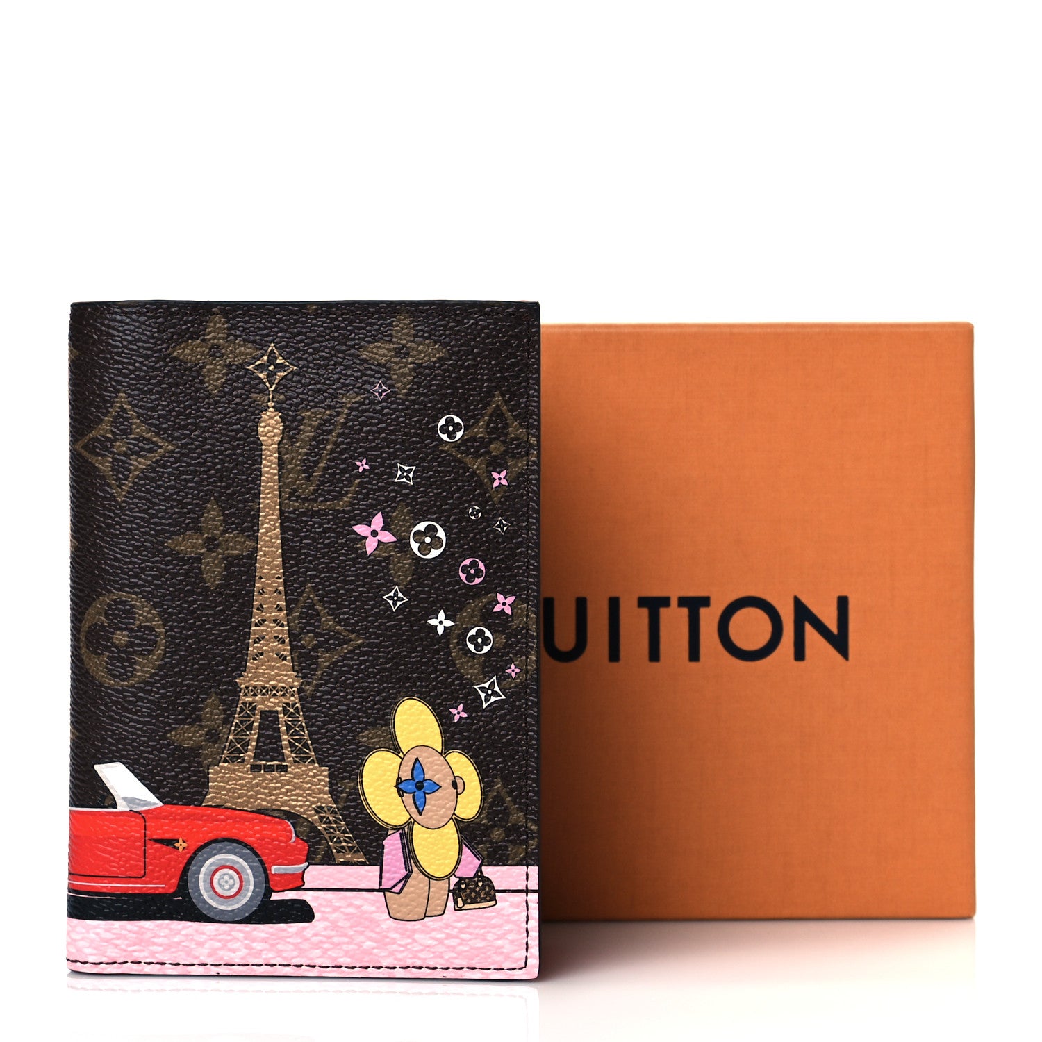 Louis Vuitton Monogram 2019 Christmas Animation Passport Cover Rouge 8 of 8