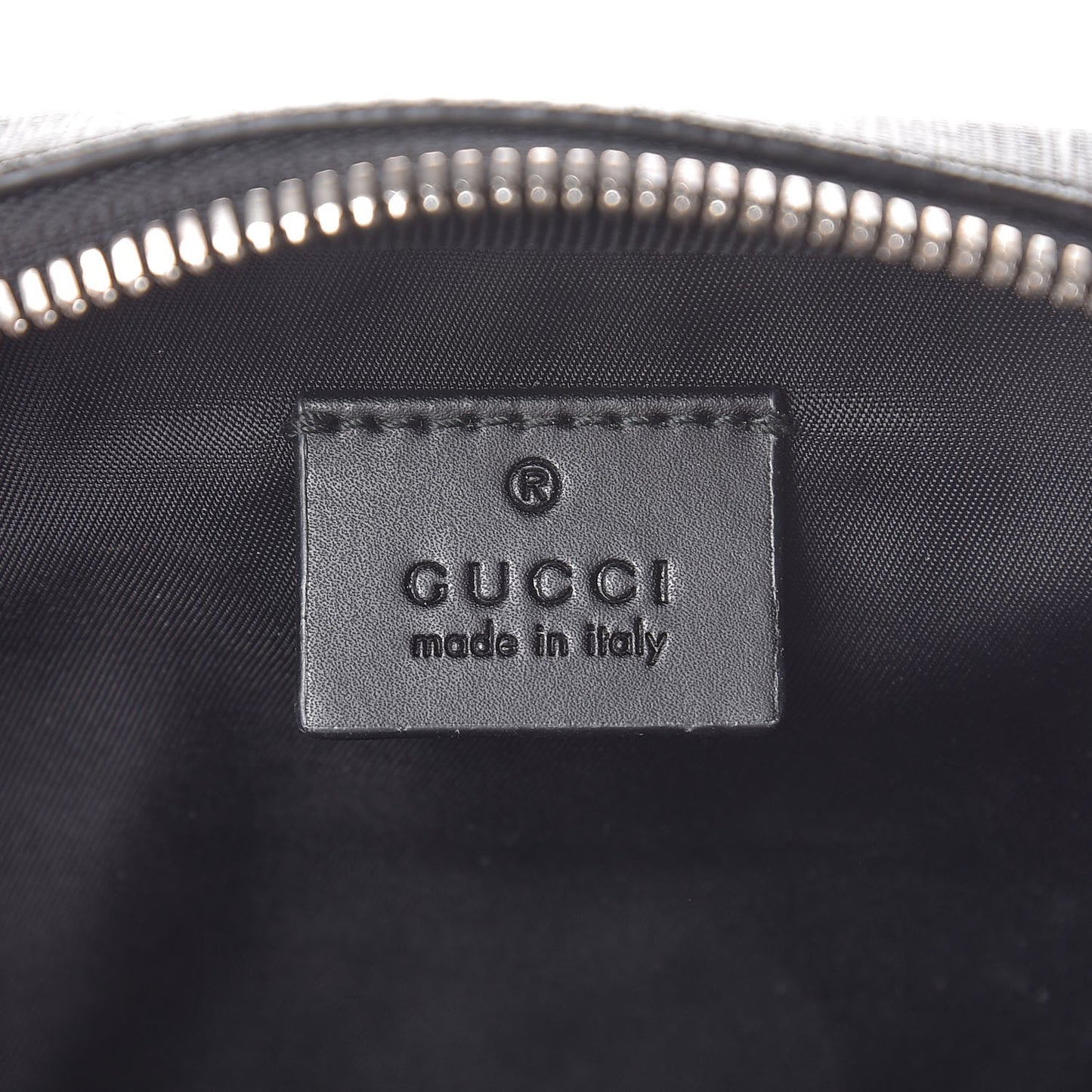 GG Supreme Monogram Web Belt Bag Black