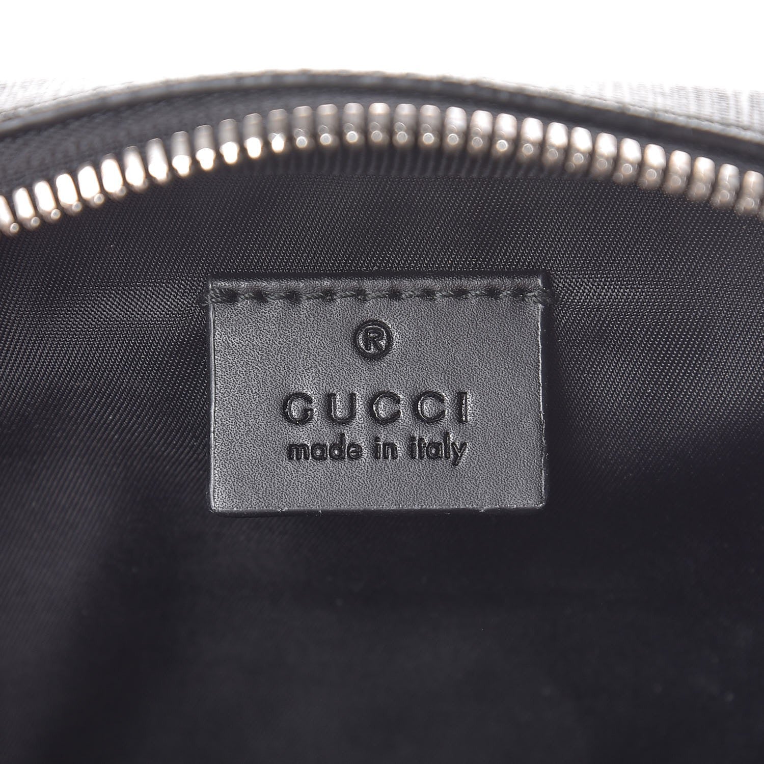 Gucci GG Supreme Monogram Web Belt Bag Black 6 of 10