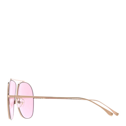 Fendi Metal FF Family Aviator Sunglasses FF0407 Pink 2 of 6