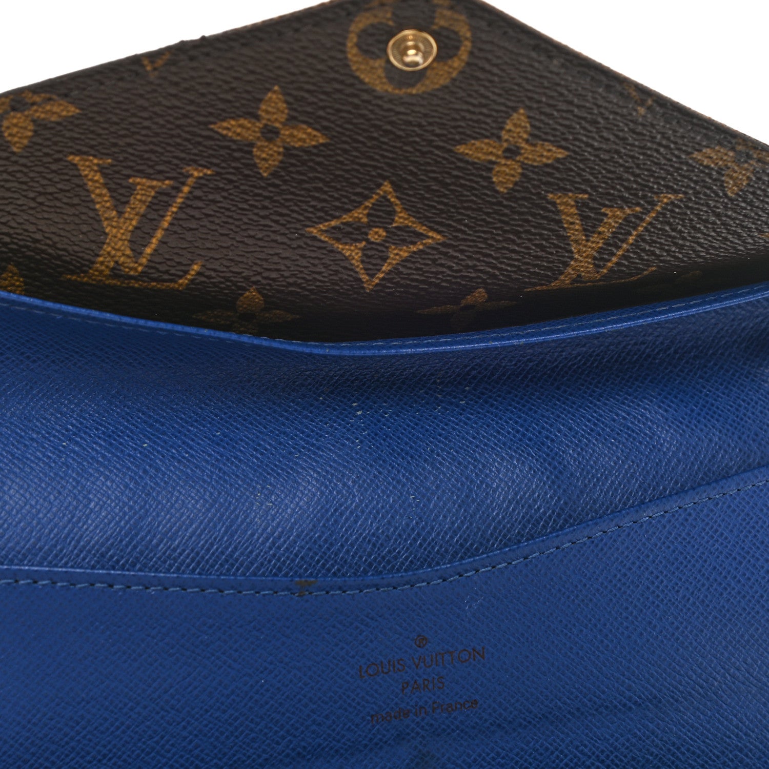 Louis Vuitton Monogram Josephine Wallet Blue 8 of 8