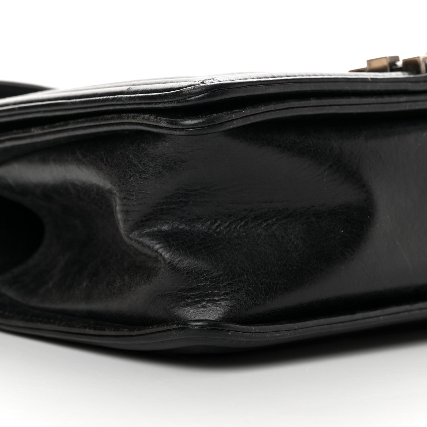Chanel Calfskin Double Stitch Medium Boy Flap Black 9 of 16