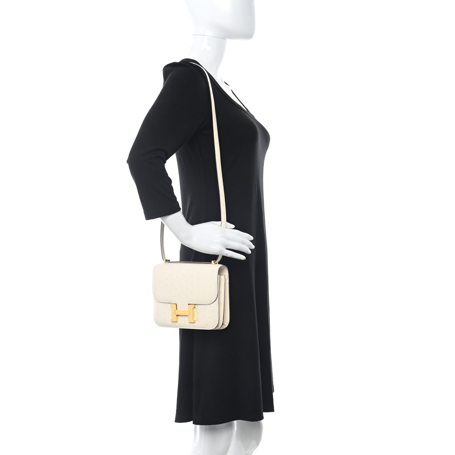 Hermes Ostrich Constance 18 Nata 2 of 11