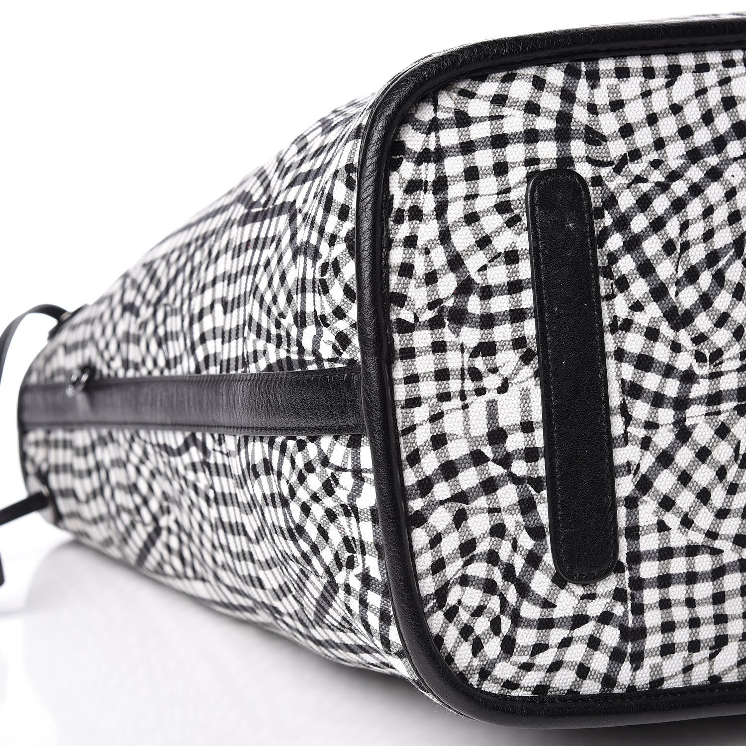 MCM Visetos Large Liz Reversible Shopper Tote Black 14 of 22
