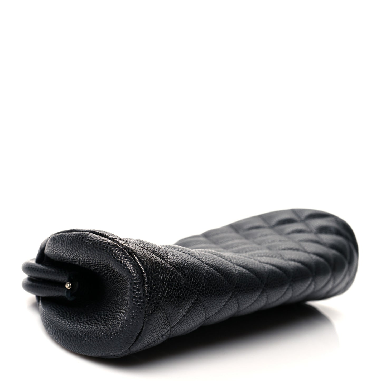 Caviar Quilted Timeless Clutch Black