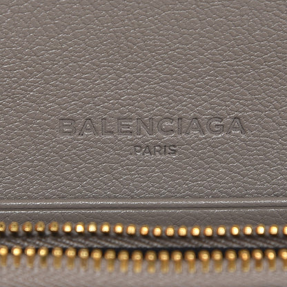Balenciaga Chevre Gold Metallic Edge Hardware Money Wallet Gris Taupe 6 of 7