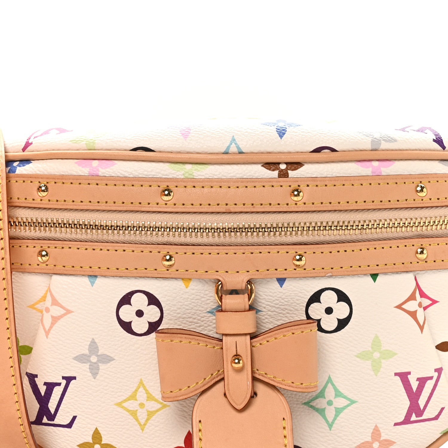 Louis Vuitton LV X TM Monogram Multicolor High Rise Bumbag White 6 of 9
