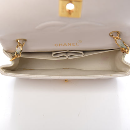 Chanel Lambskin Quilted Mini Flap White 4 of 13