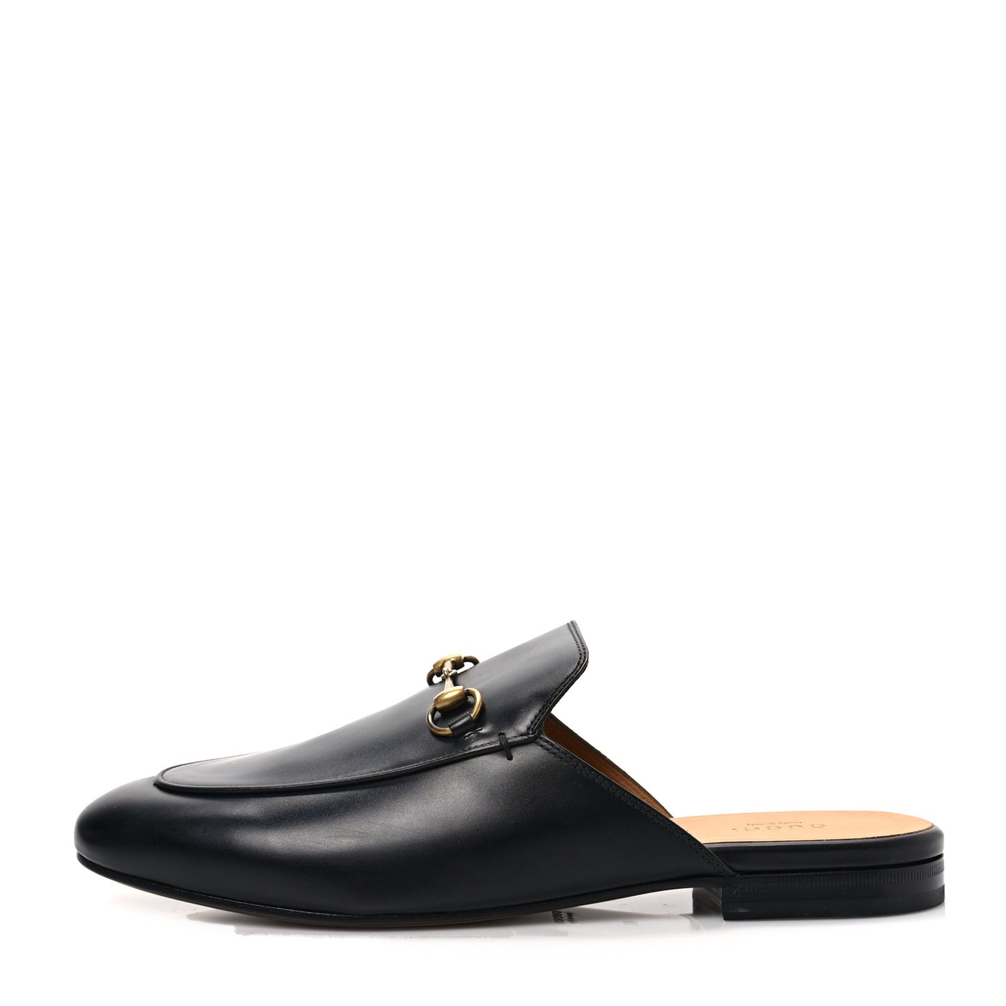 Calfskin Womens Princetown Slippers 41 Black