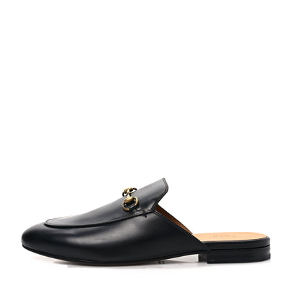 Gucci Calfskin Womens Princetown Slippers 41 Black 1 of 8