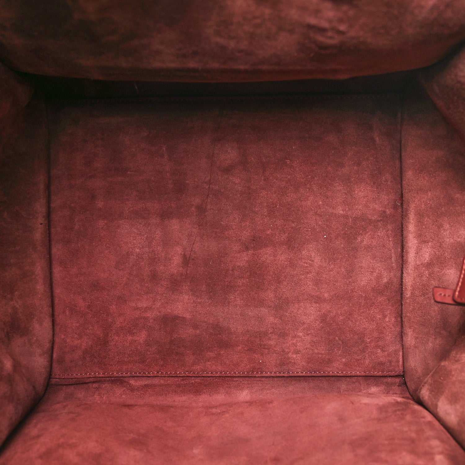 Celine Supple Calfskin Medium Phantom Luggage Burgundy 6 of 10