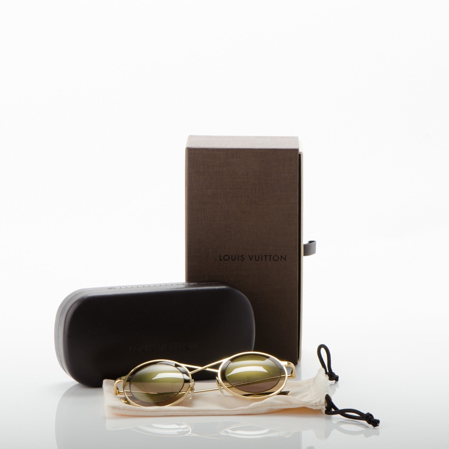 Louis Vuitton Aman Sunglasses Z0852U Natural 8 of 8