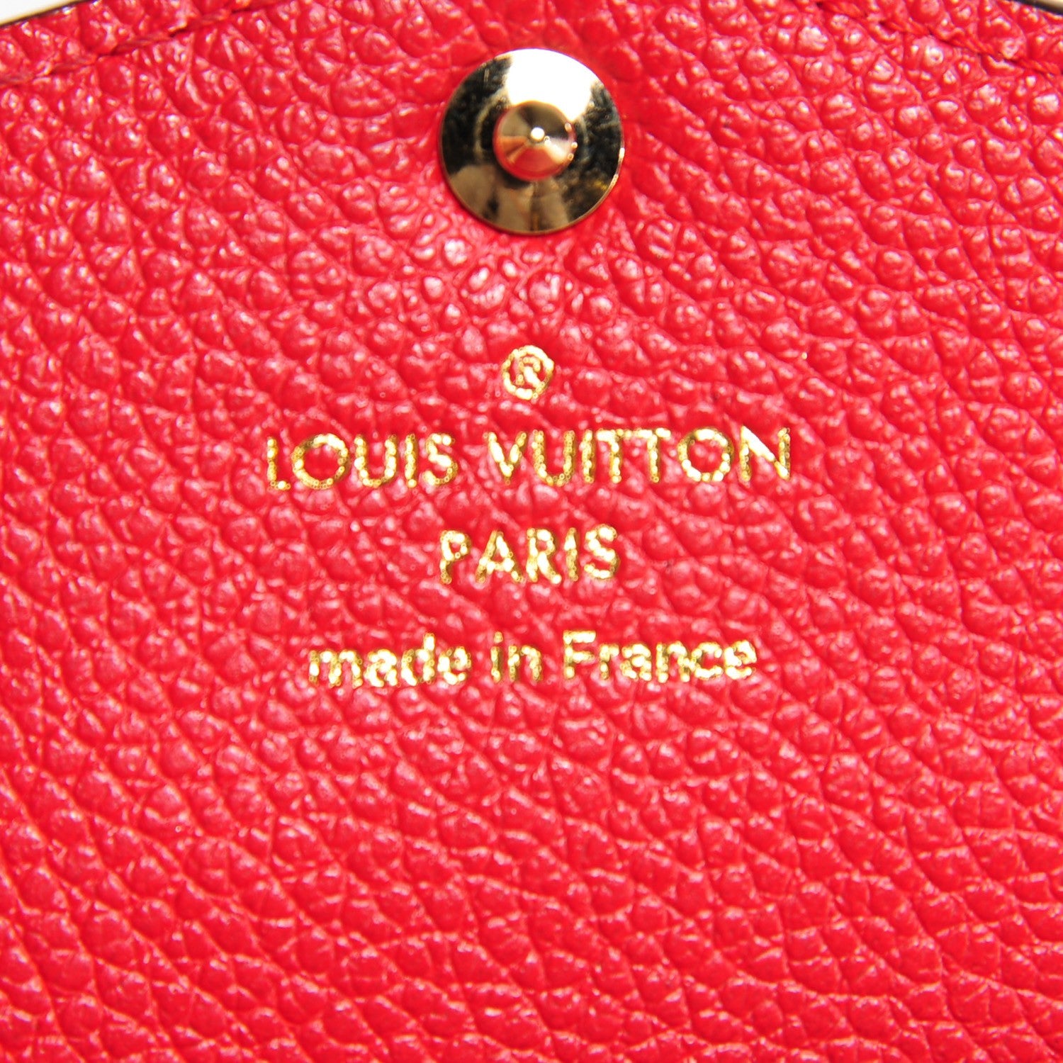Louis Vuitton Empreinte Key Pouch Cherry 6 of 8