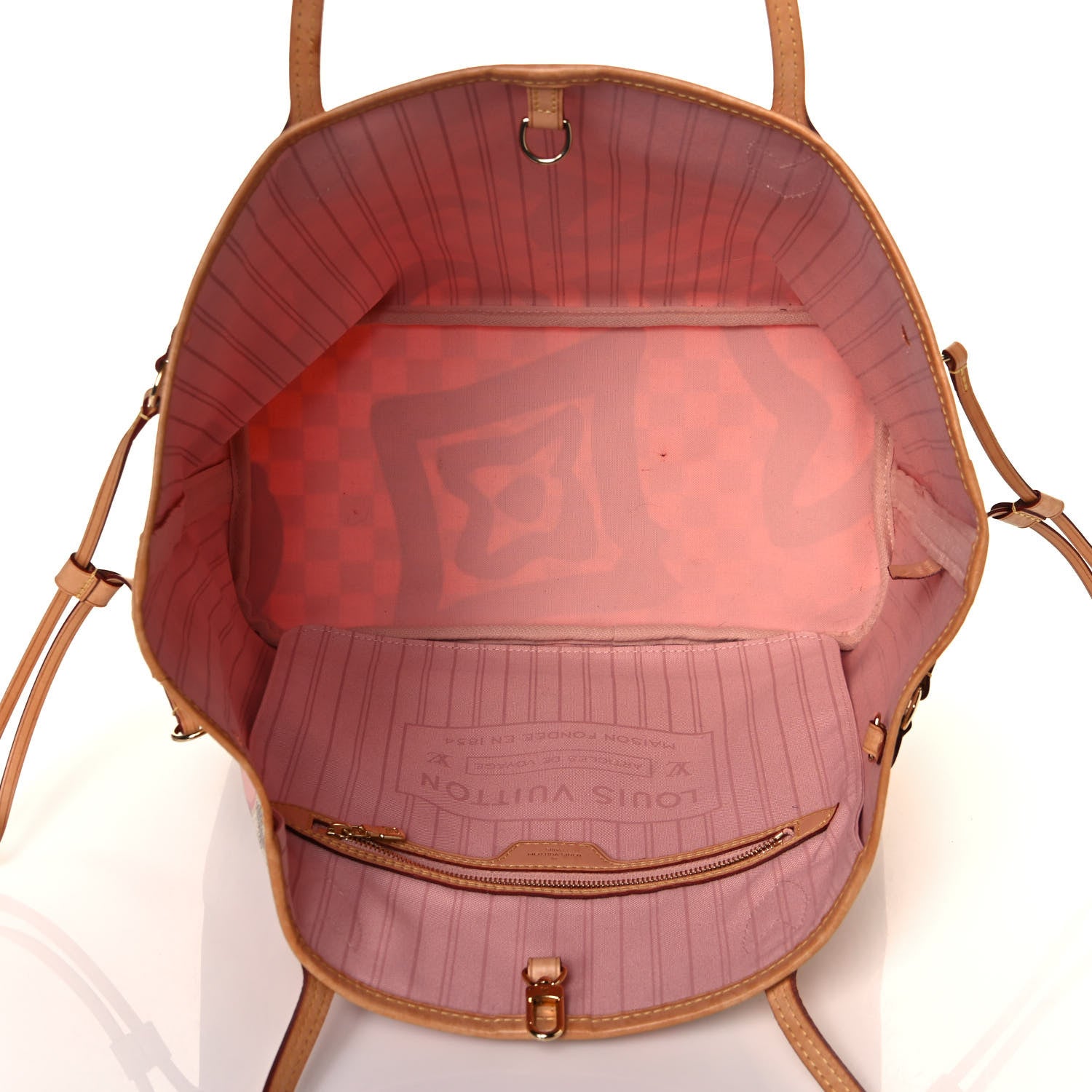 Louis Vuitton Damier Azur Tahitienne Neverfull MM 6 of 17