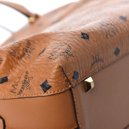 MCM Visetos Large Hobo Cognac 10 of 13