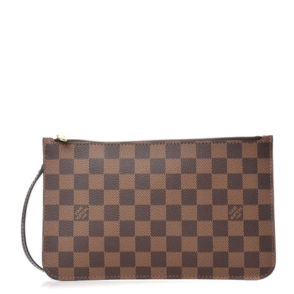 Louis Vuitton Damier Ebene Neverfull MM GM Pochette 1 of 8