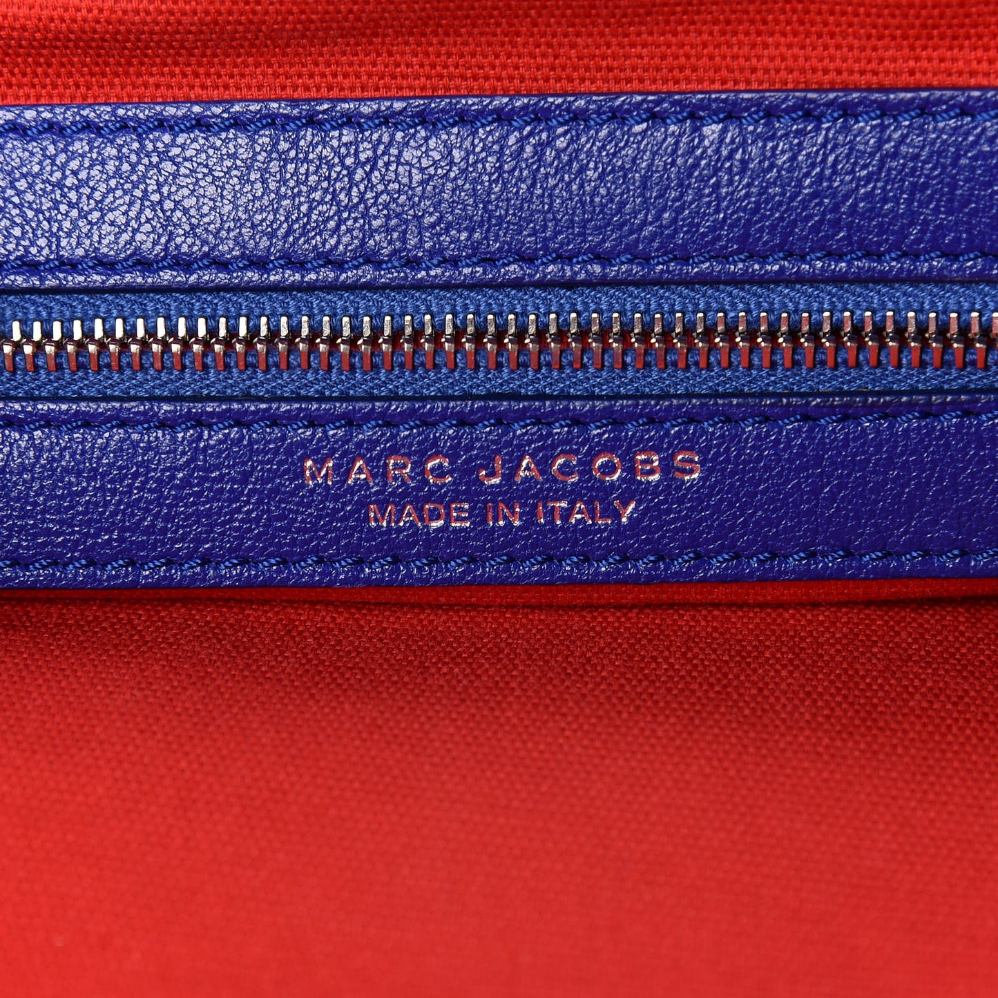 Calfskin Quilted Stam Bright Blue