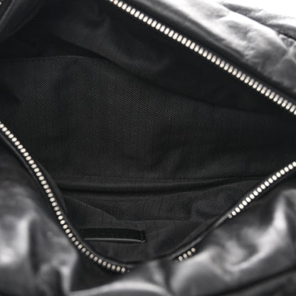 Loewe Shiny Nappa Puffer Puzzle Hobo Black 5 of 9