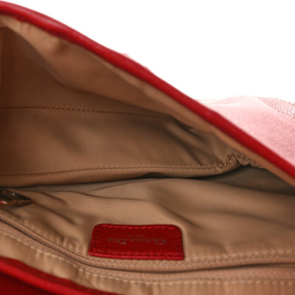 Christian Dior Calfskin Saddle Bag Red 5 of 7