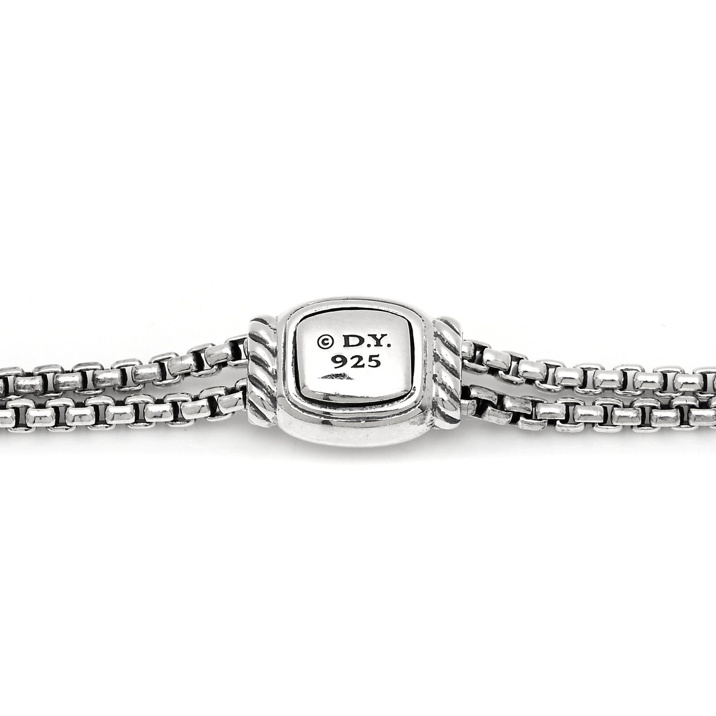 Sterling Silver Black Diamond 9mm Chatelaine Petite Pave Bracelet