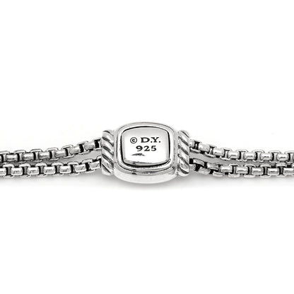 David Yurman Sterling Silver Black Diamond 9mm Chatelaine Petite Pave Bracelet 5 of 5