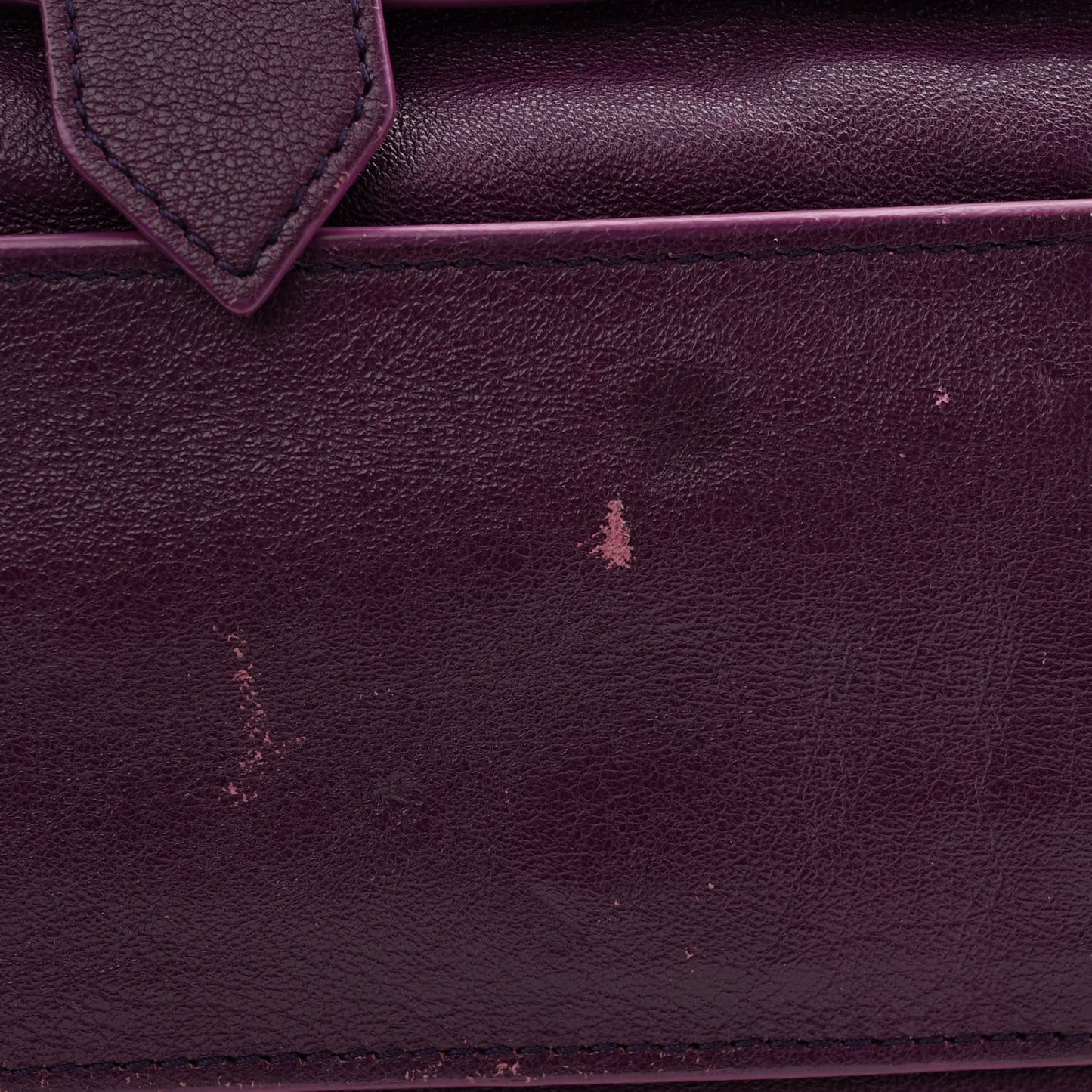 Lambskin Medium PS1 Satchel Purple Rain