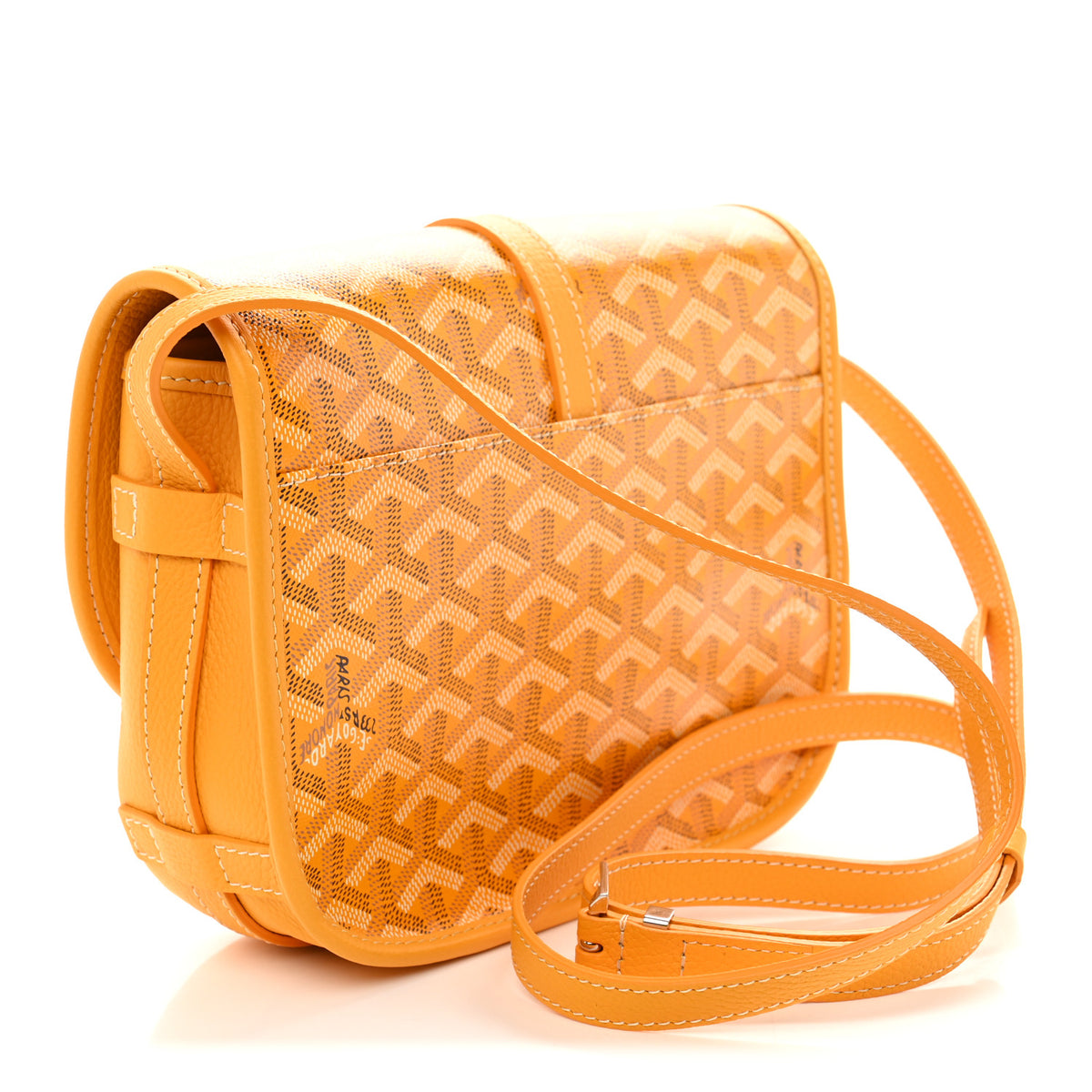 Goyard Goyardine Belvedere II PM Messenger Bag Yellow 3 of 9