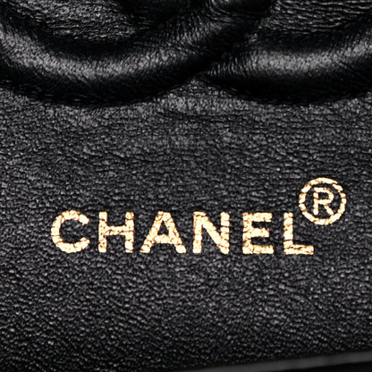 Chanel Patent Quilted Medium Double Flap So Black 6 of 13