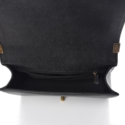 Chanel Caviar Quilted New Medium Boy Flap Black 5 of 10