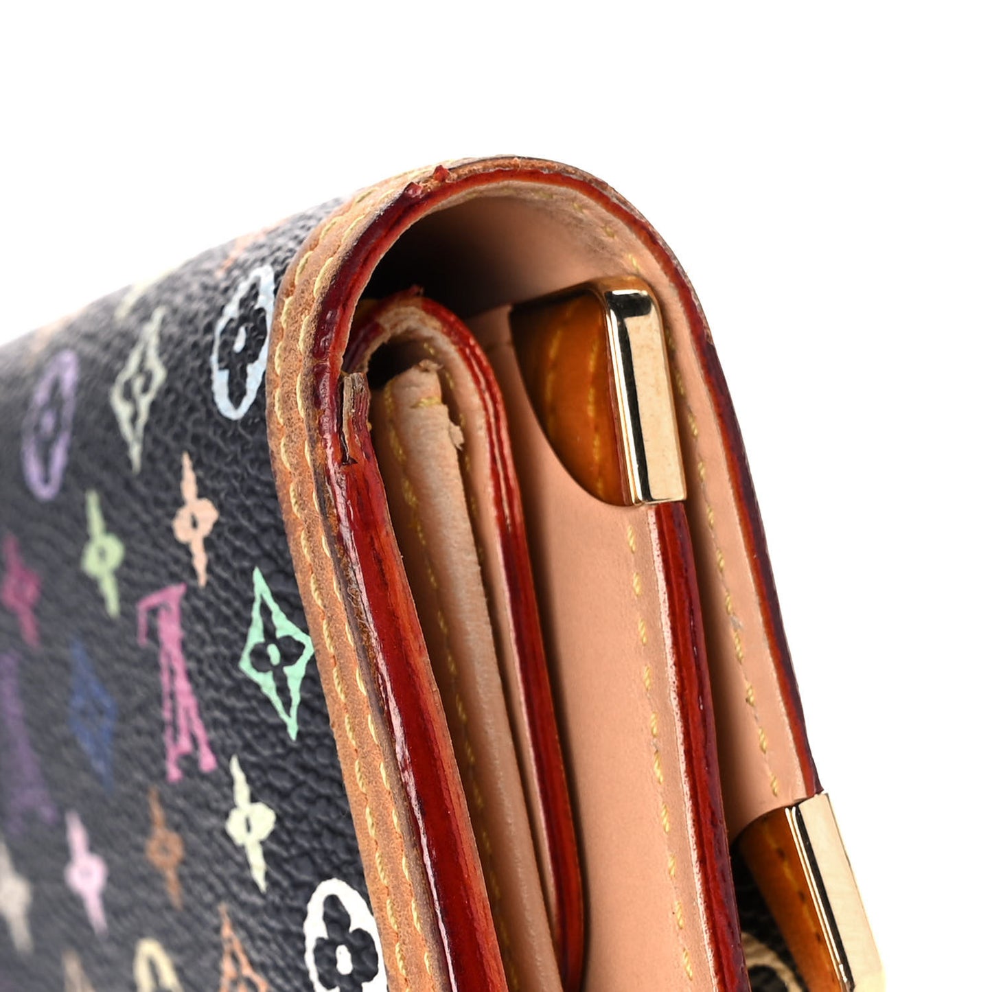 Monogram Multicolor Porte Tresor International Wallet Black
