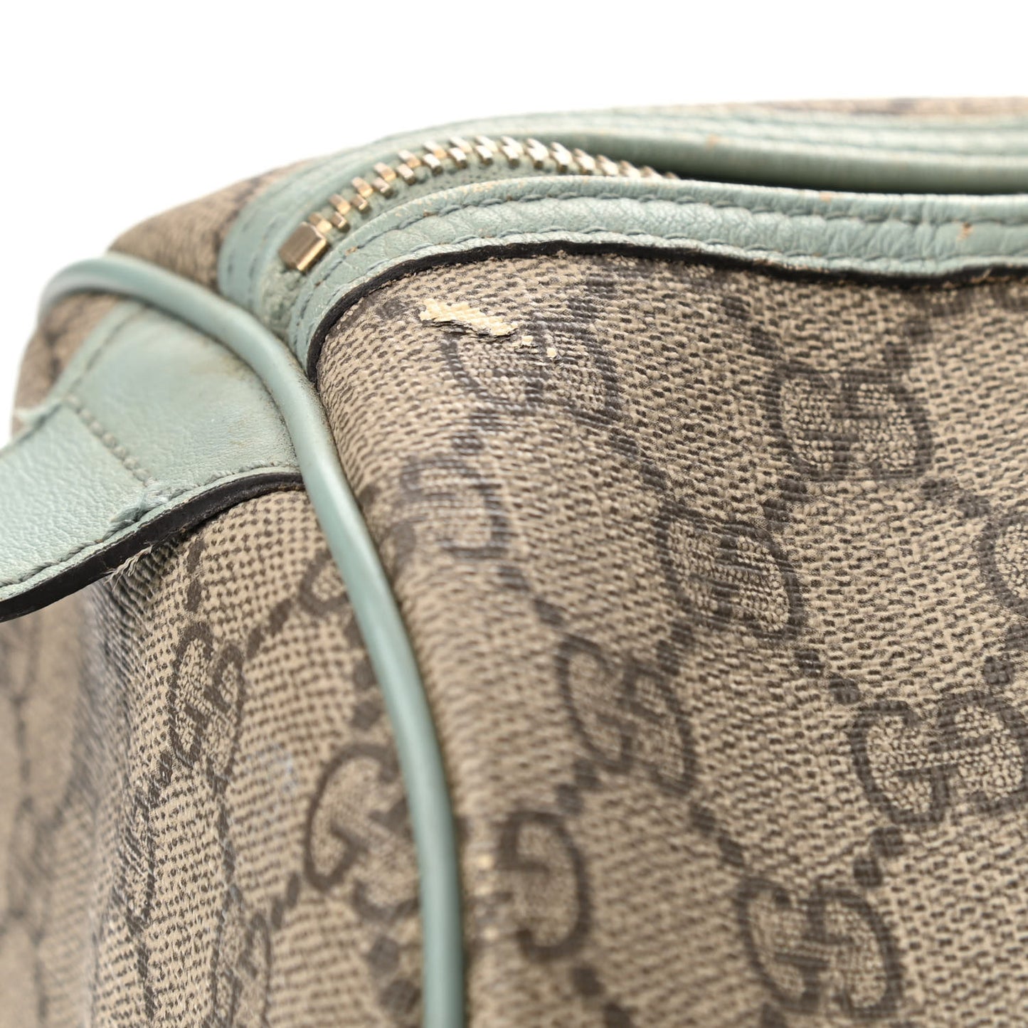 GG Plus Monogram Medium Joy Boston Light Blue