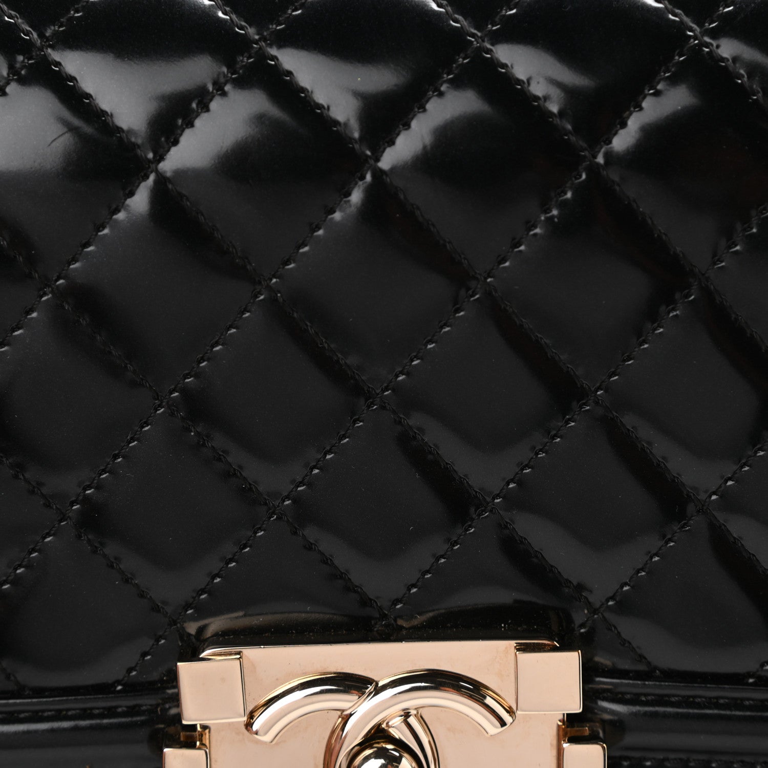 Chanel Iridescent Glazed Calfskin Quilted Small Boy Flap Black 7 of 9