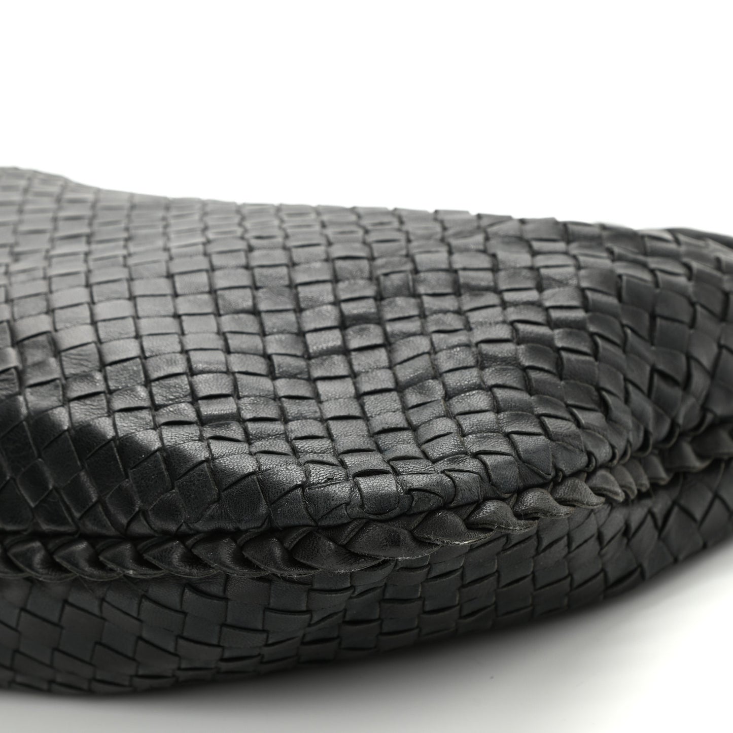 Nappa Intrecciato Medium Veneta Hobo Black