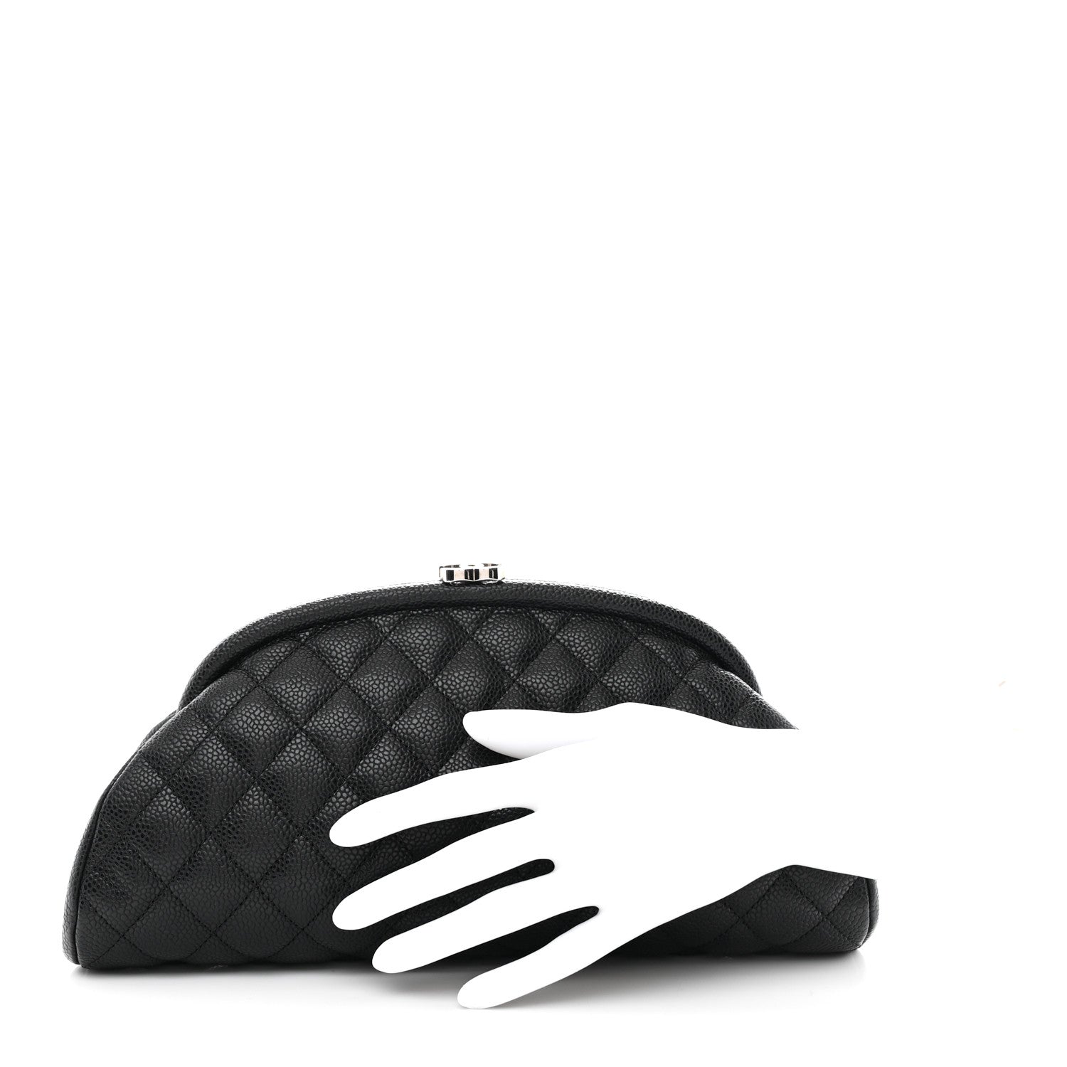Chanel Caviar Quilted Timeless Clutch Black 2 of 7