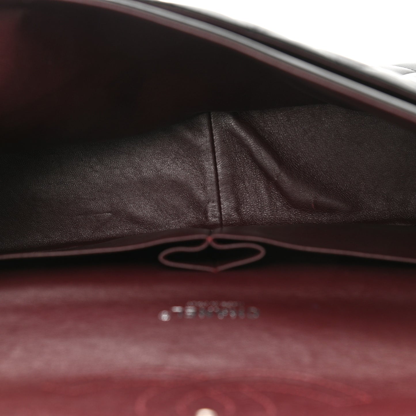 Lambskin Quilted Maxi Double Flap Black
