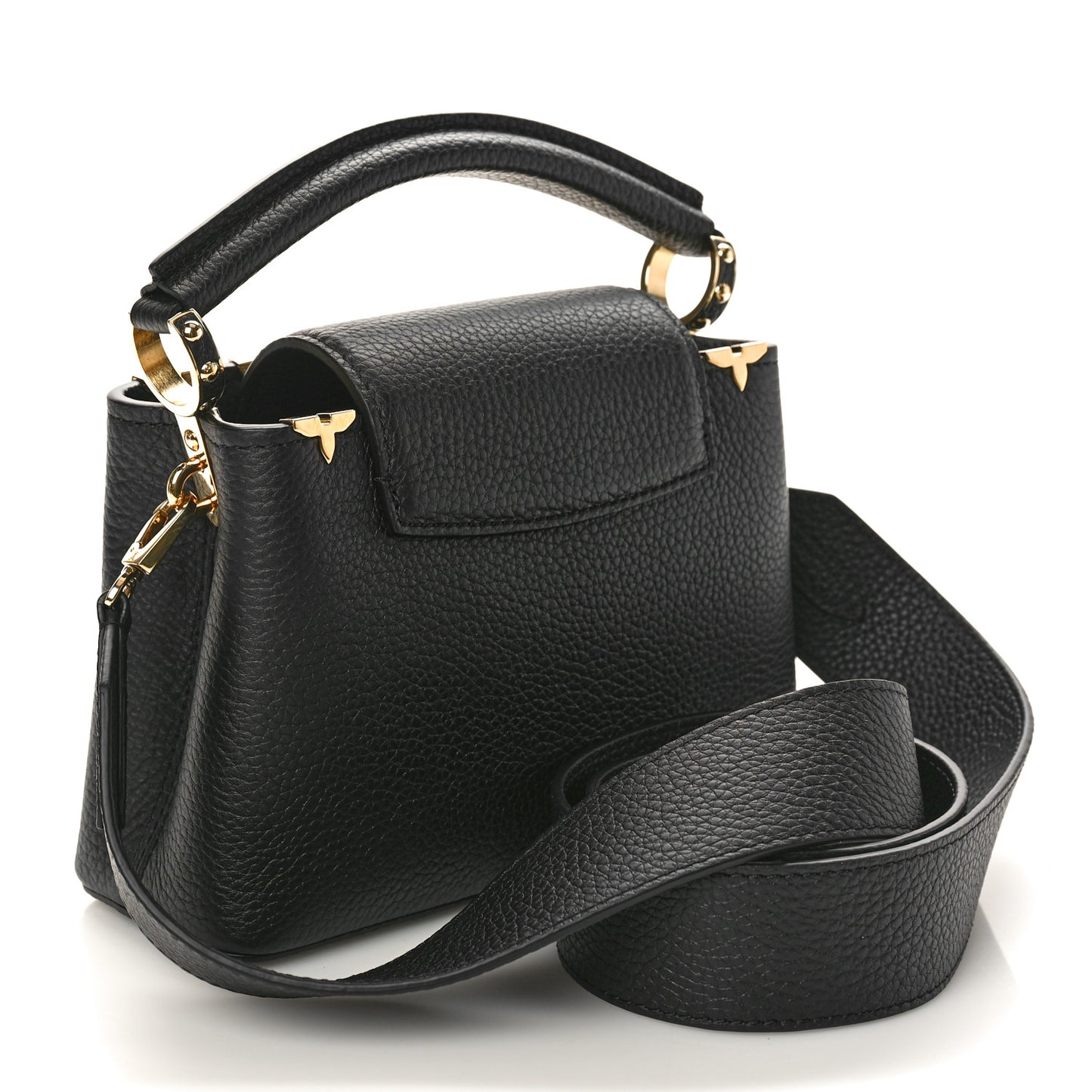 Taurillon Embellished Flower Crown Capucines Mini Black