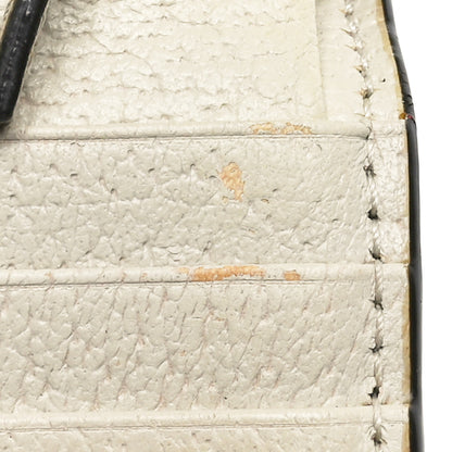 Gucci Textured Calfskin Web Ophidia Card Case Mystic White 11 of 11