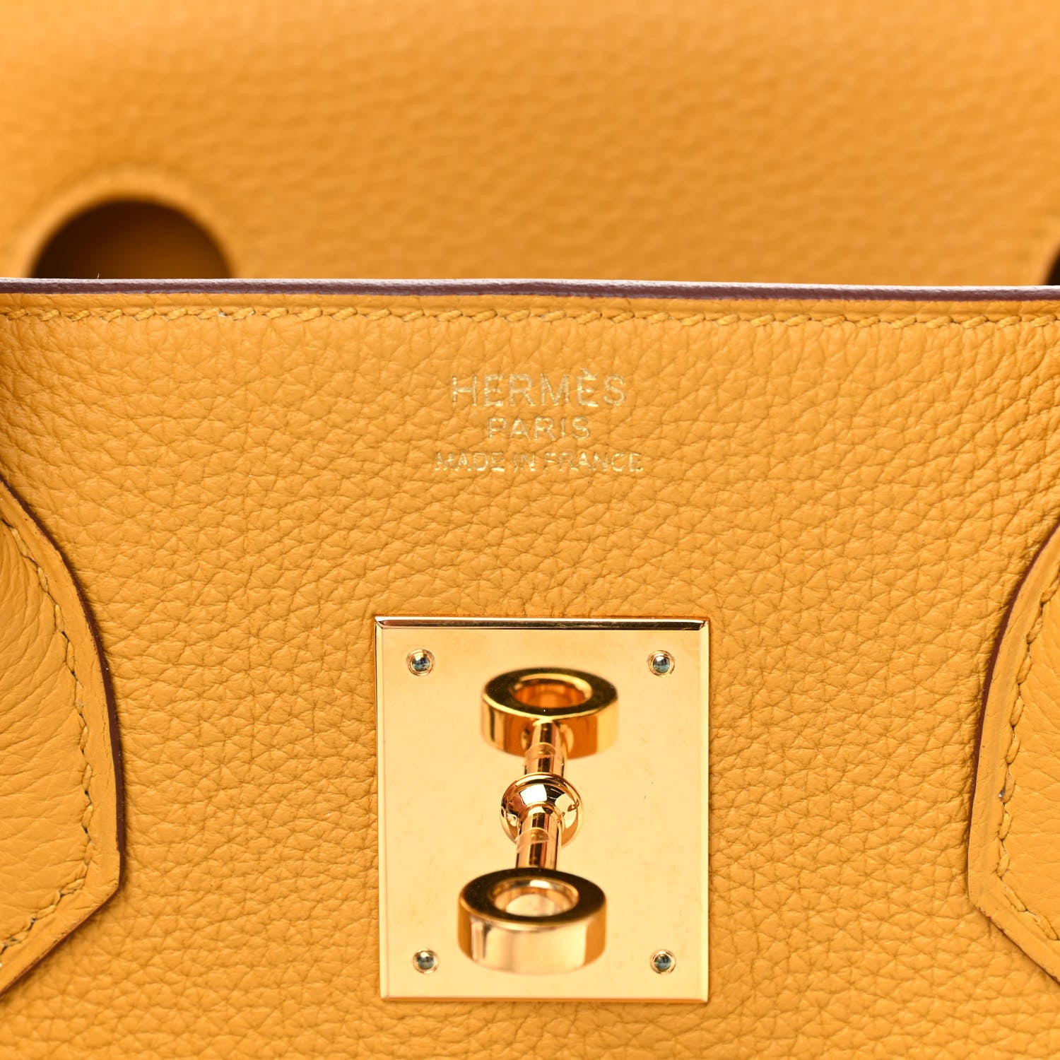 Hermes Togo Birkin 30 Jaune Ambre 6 of 12