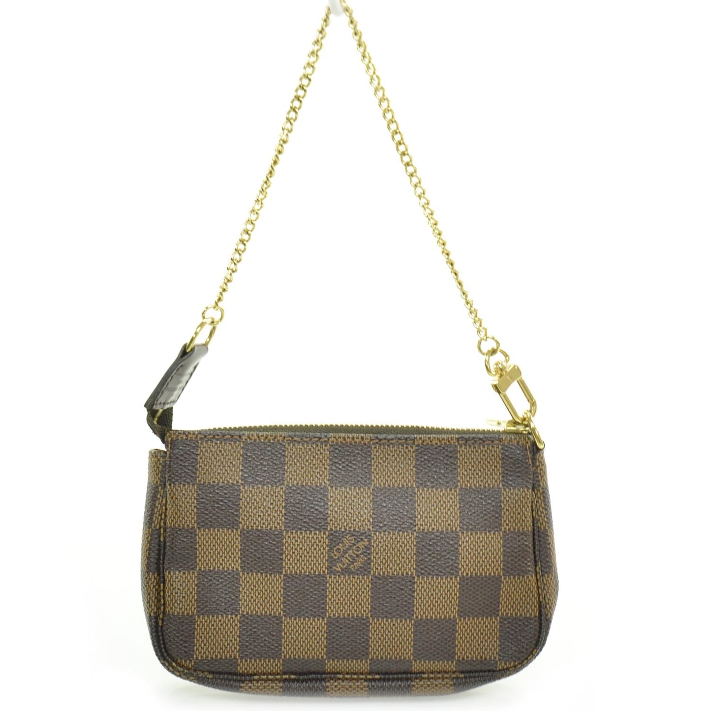 Damier Ebene Mini Pochette Accessories Bag