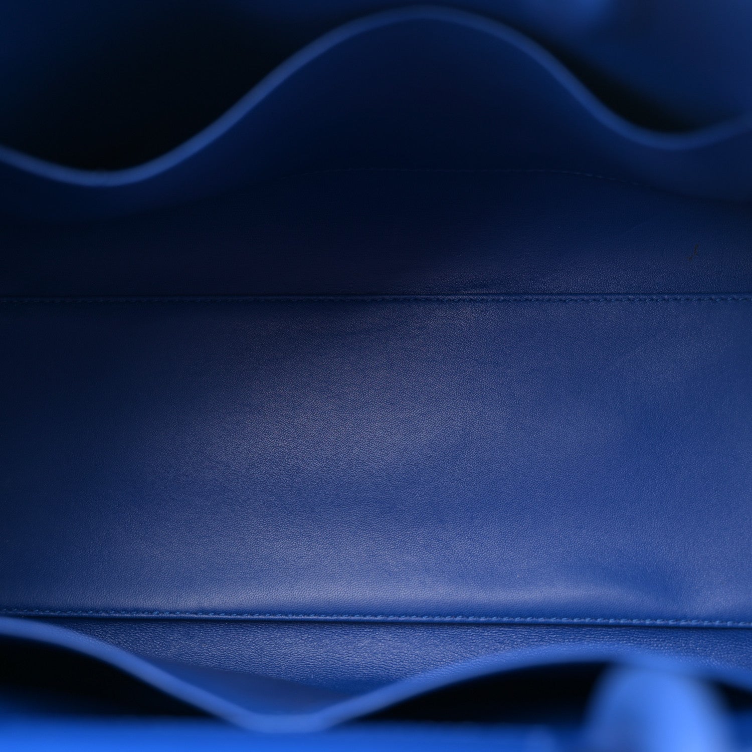 Christian Dior Grained Calfskin Medium Diorever Flap Blue 5 of 12