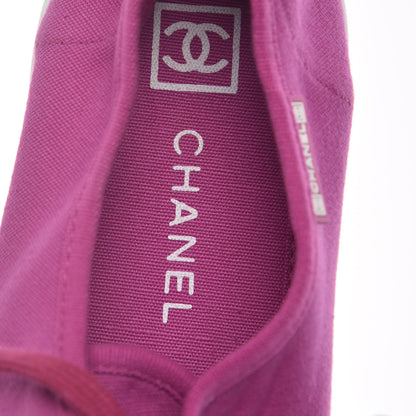 Chanel Fabric Low Top Sneakers 40 Pink 7 of 11
