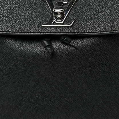 Louis Vuitton Calfskin Lockme Backpack Black 7 of 14
