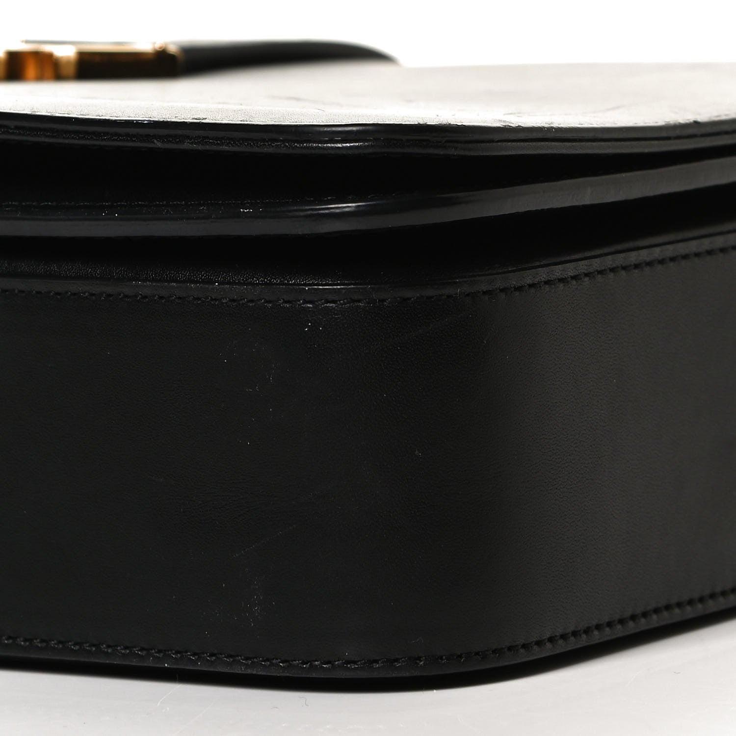 Saint Laurent Smooth Calfskin Medium Classic Monogram Universite Bag Black 9 of 9