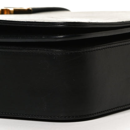 Saint Laurent Smooth Calfskin Medium Classic Monogram Universite Bag Black 9 of 9