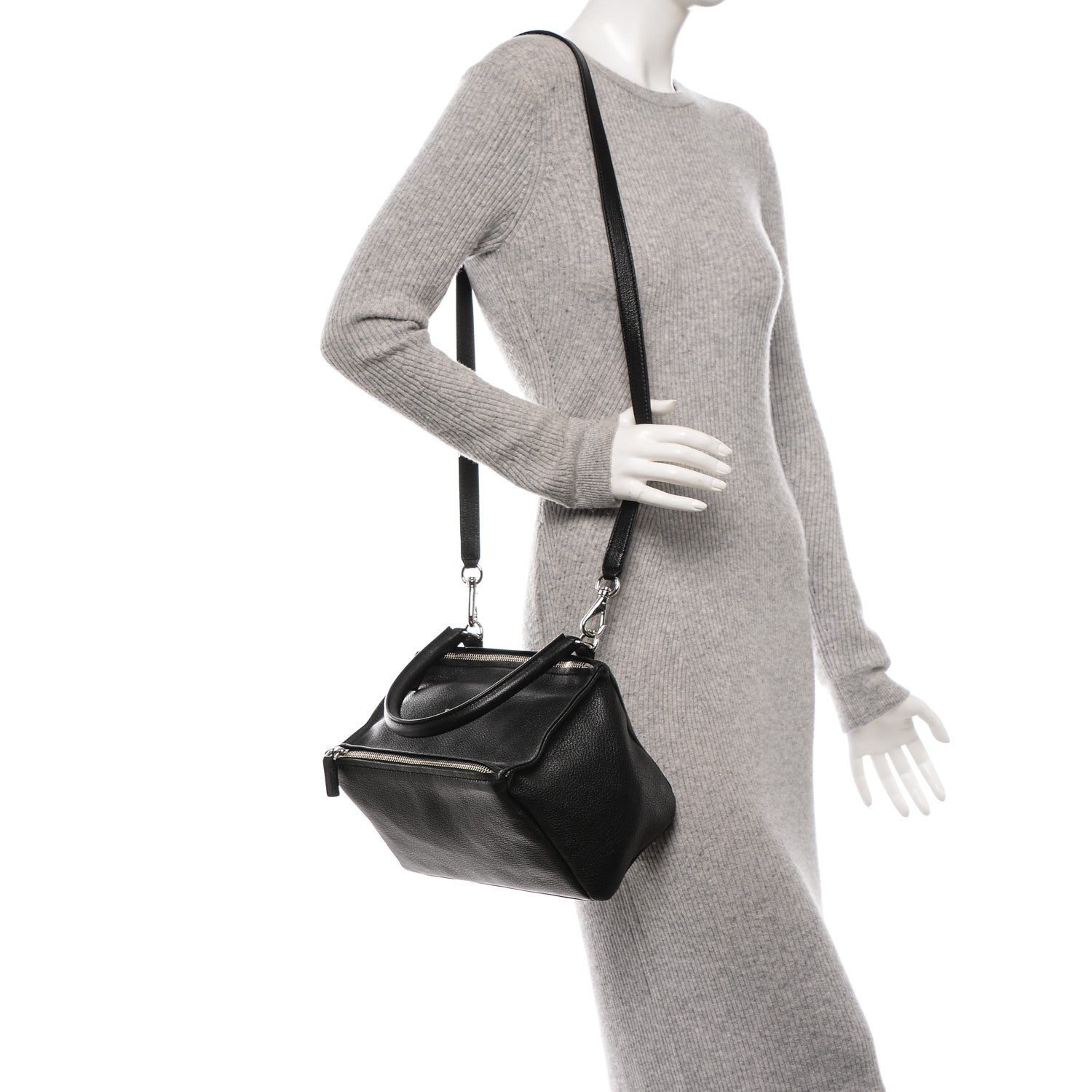 Givenchy Sugar Goatskin Small Pandora Black 2 of 7