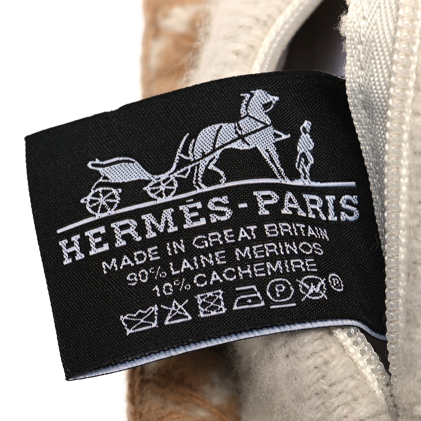 Wool Cashmere H Riviera Pillow Sable