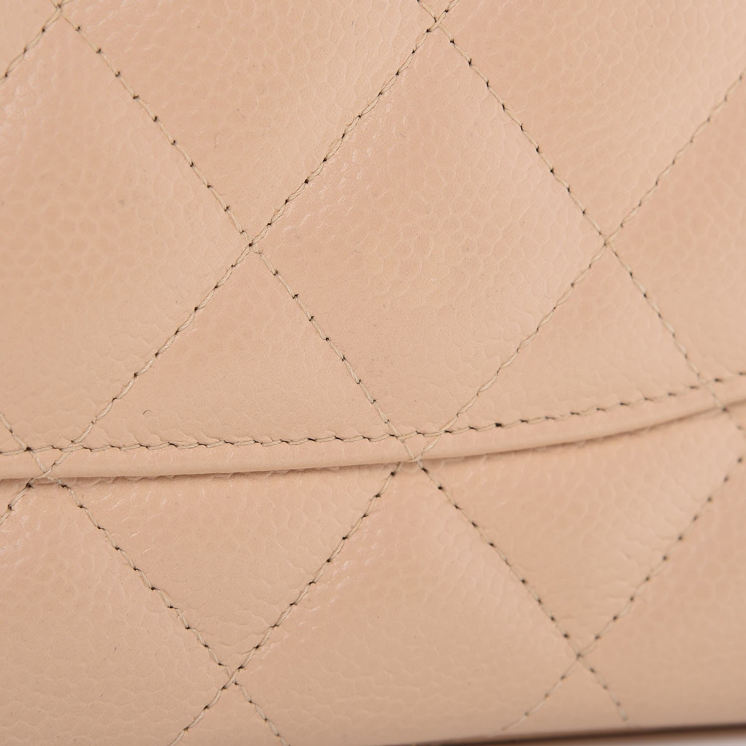 Chanel Caviar Quilted Jumbo Double Flap Beige Clair 10 of 13